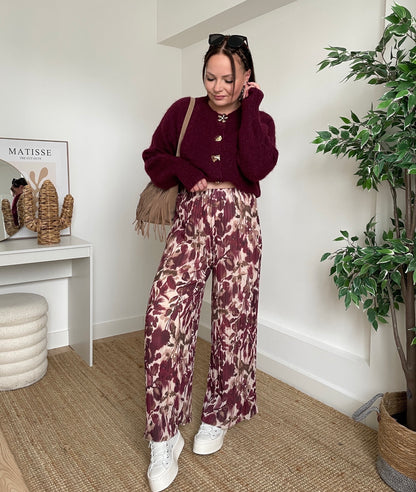 Gilet bordeaux - FANTAISIE