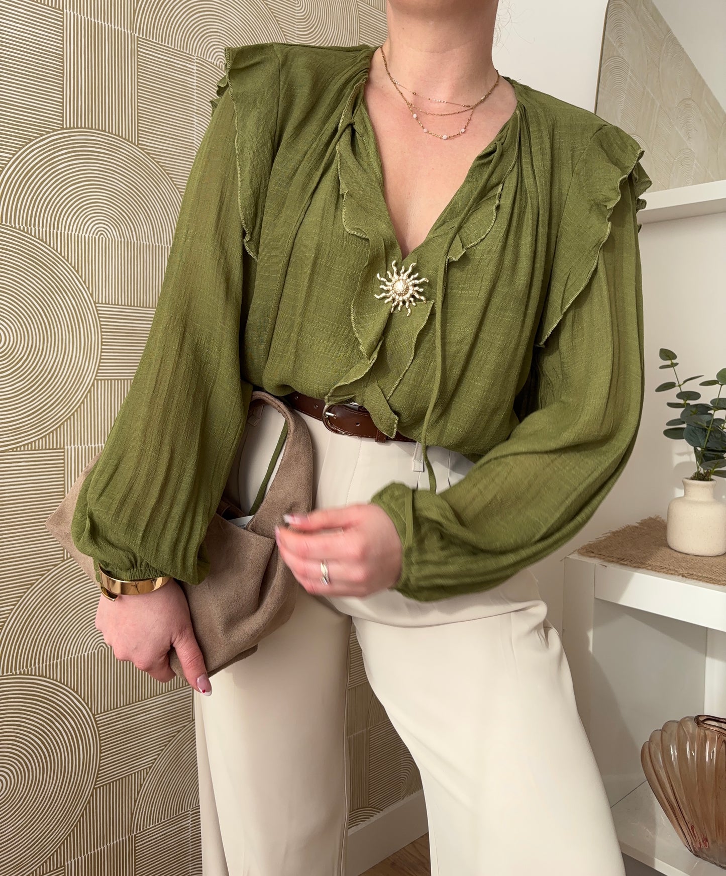 Blouse olive - SUNNY