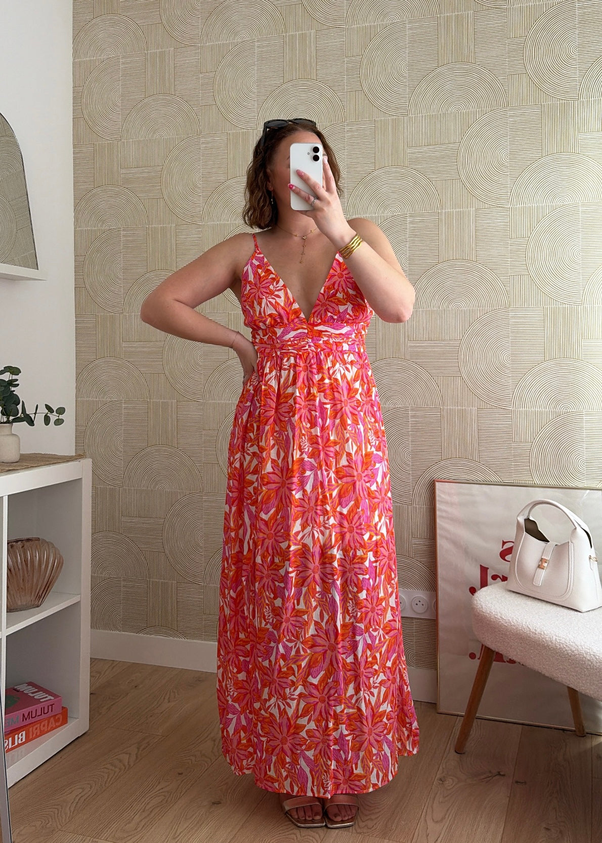 Robe longue sunset - CORAIL