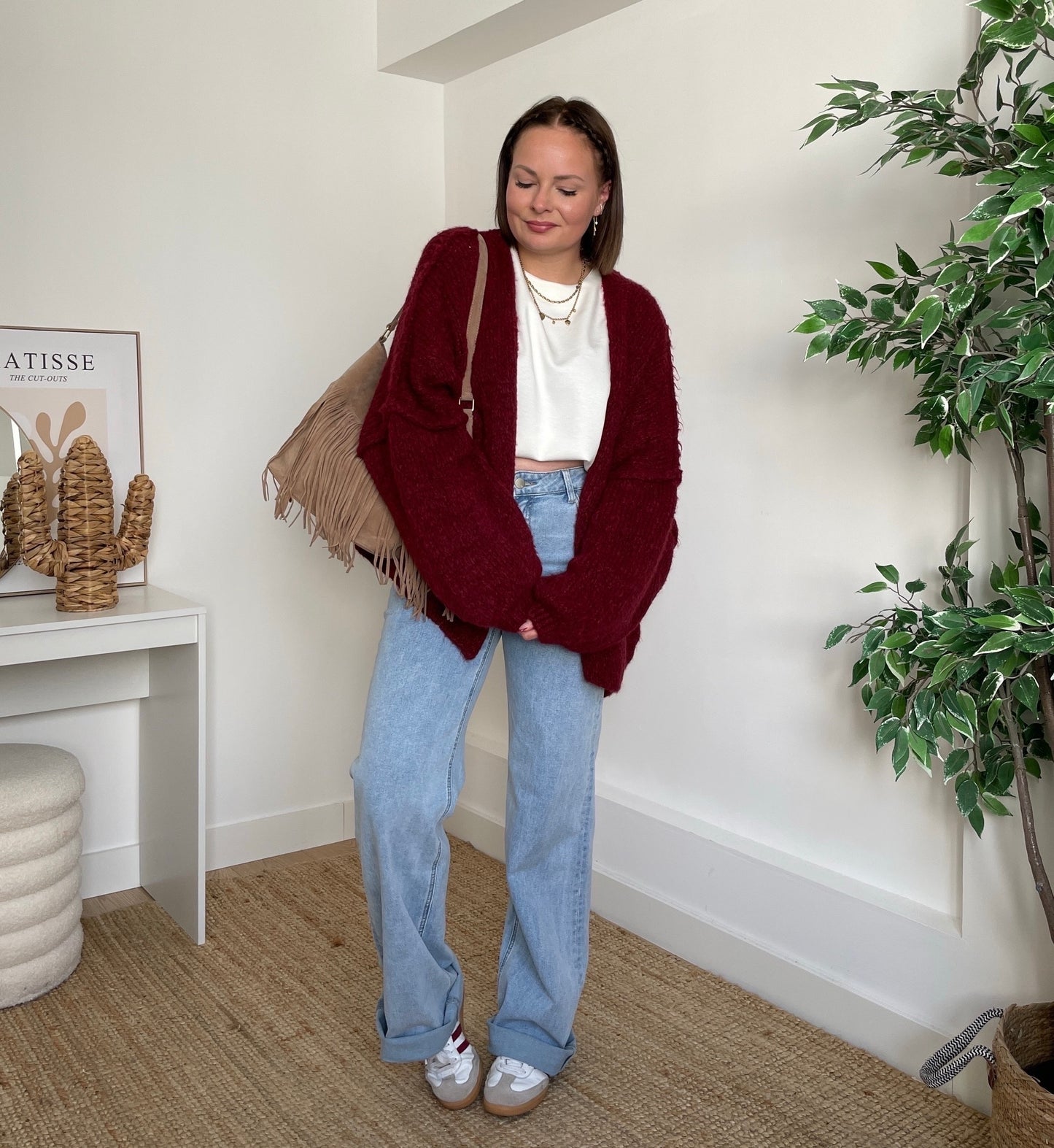 Gilet burgundy - NORA