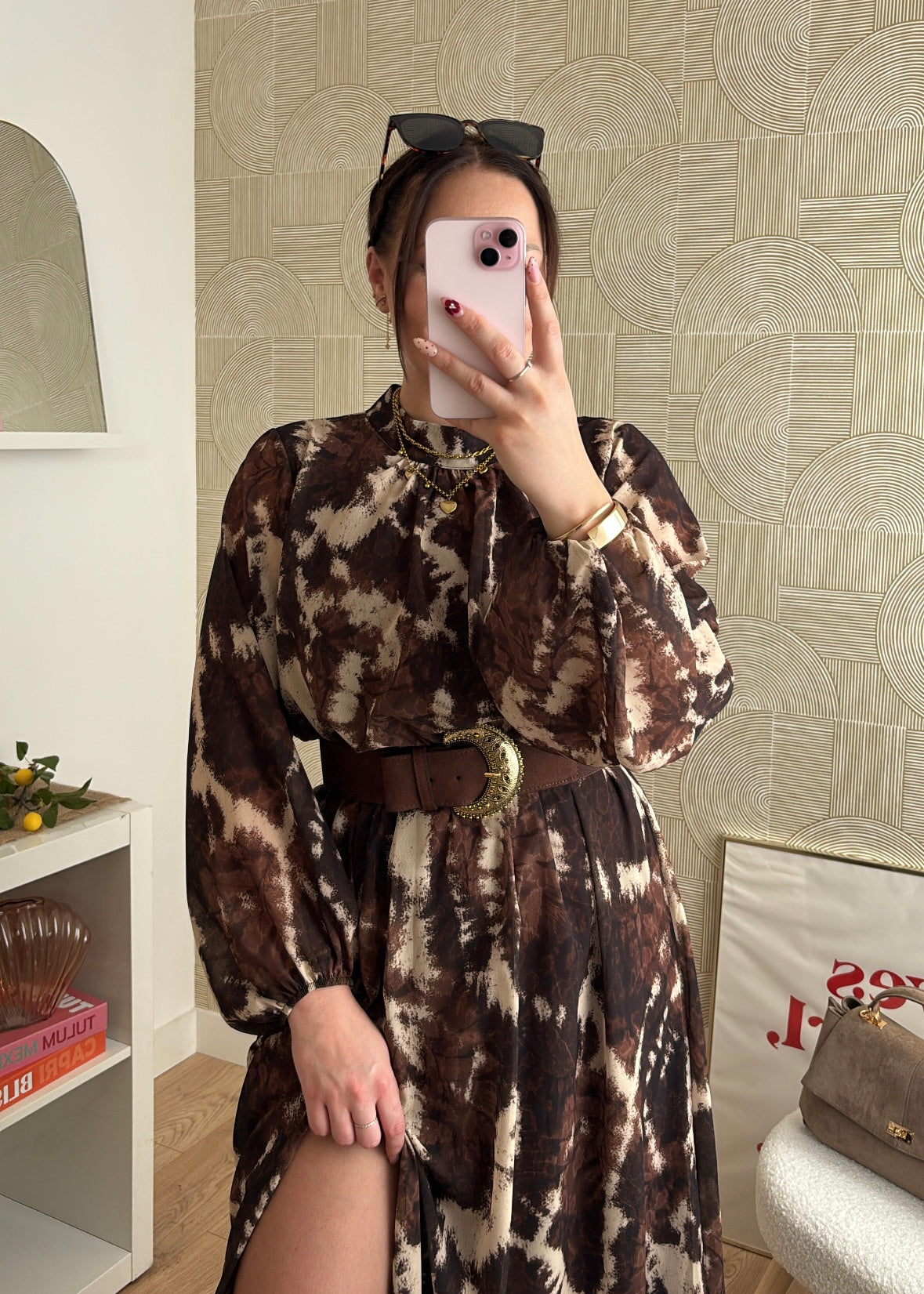 Robe longue choco - TIE & DYE