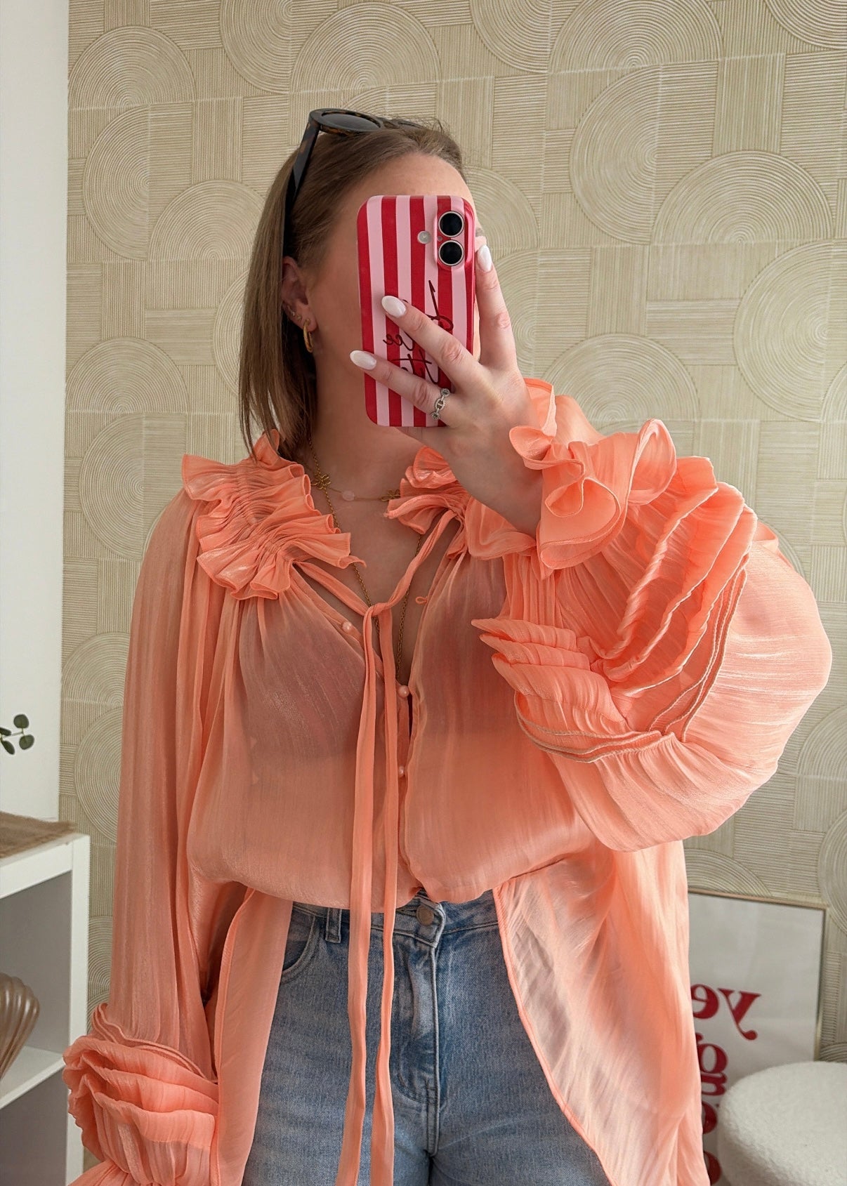 Blouse fluide - SALMON