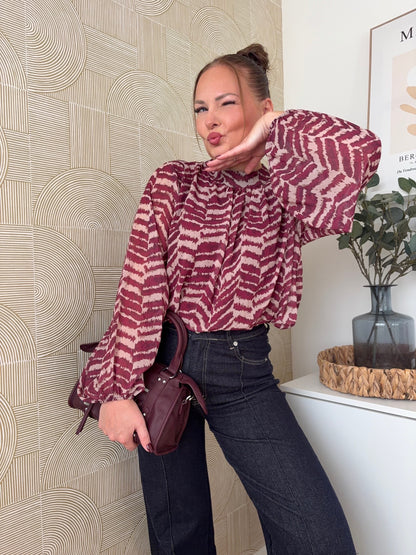 Blouse zébrée - SHAY