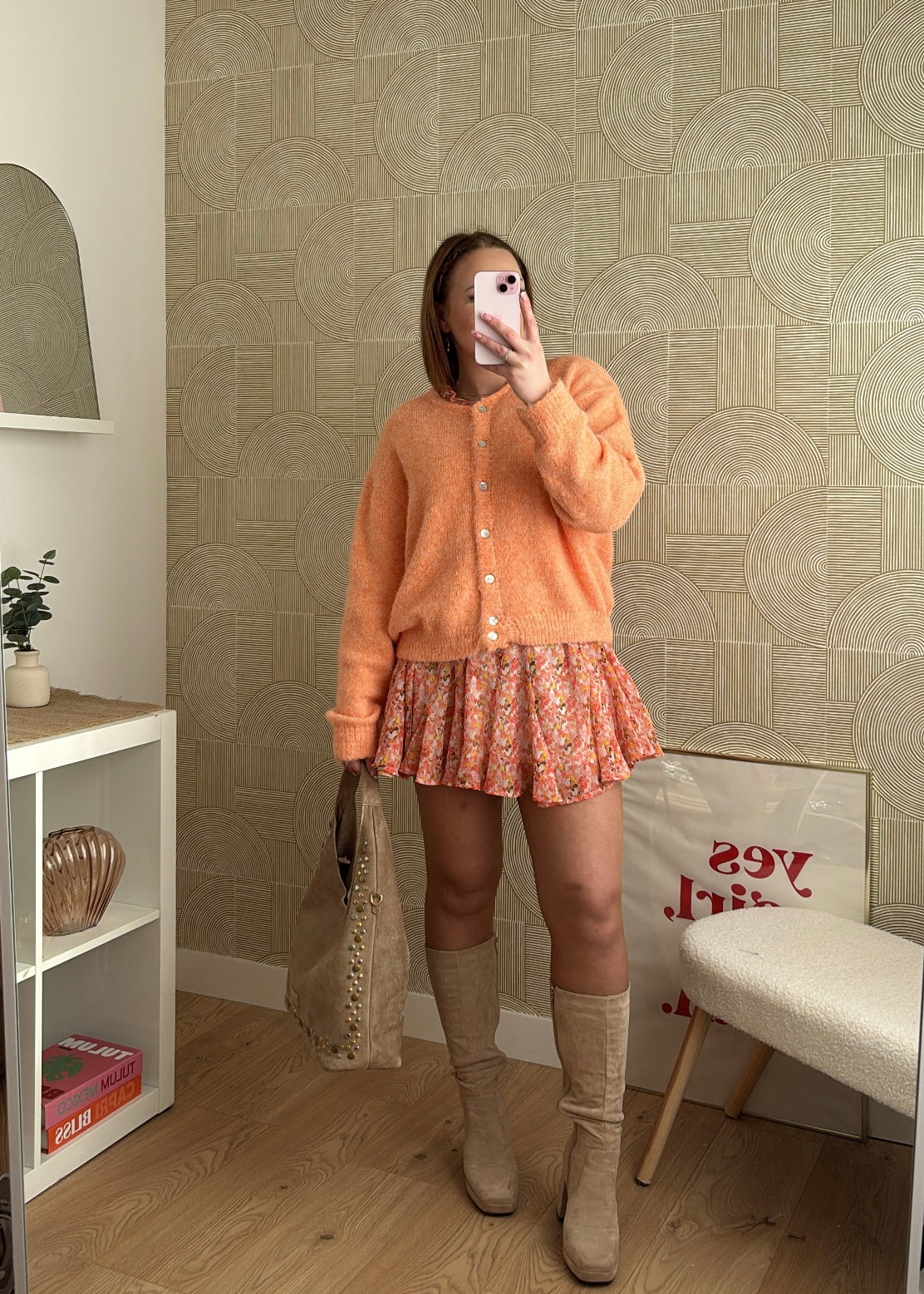Robe fleurie orange - MANGA