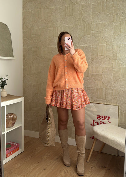 Robe fleurie orange - MANGA
