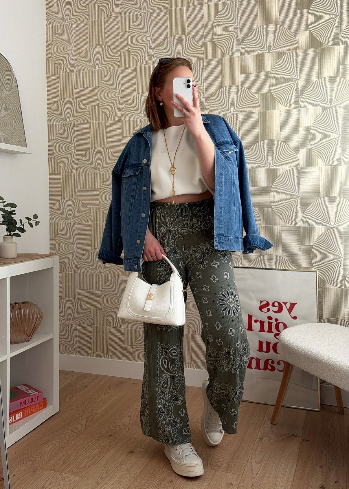 Pantalon kaki bohème - LORIE