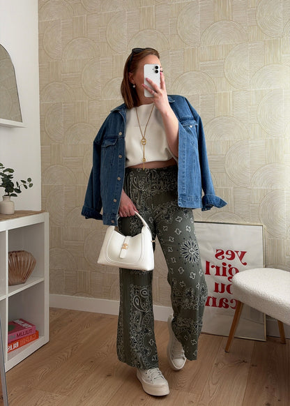 Pantalon kaki bohème - LORIE