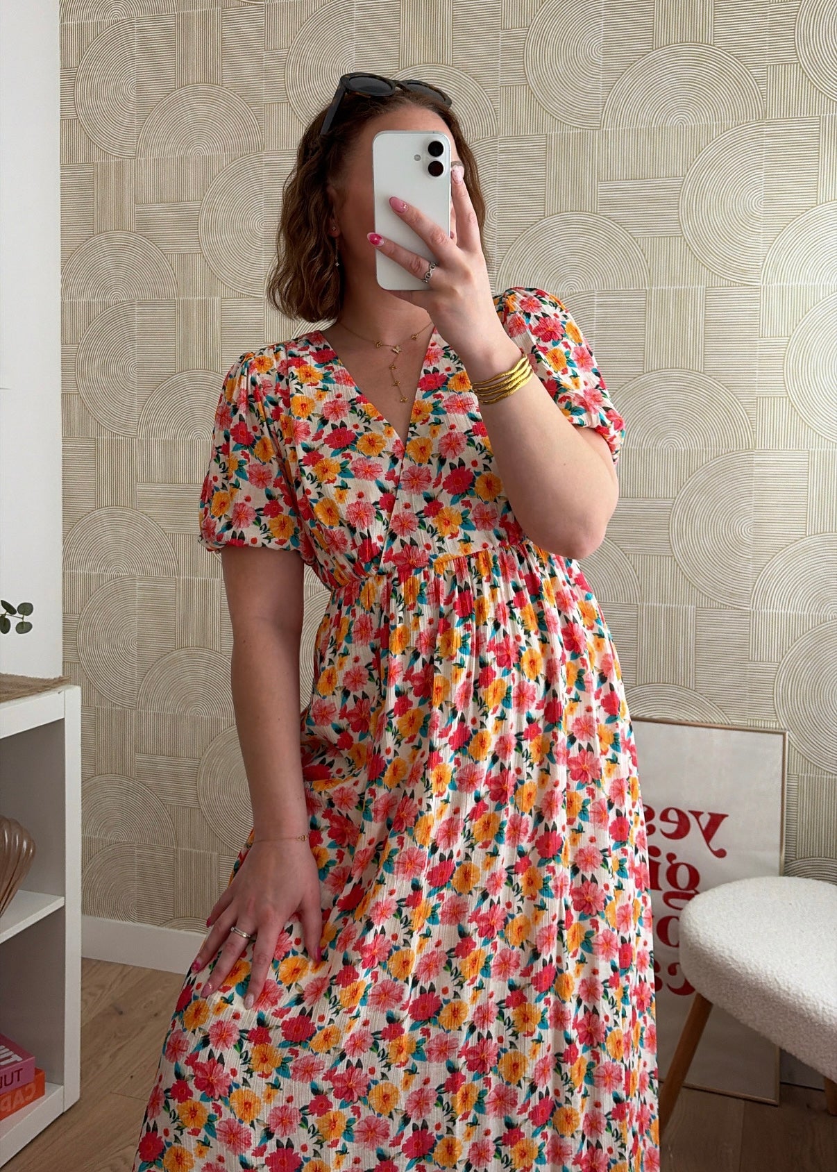 Robe longue fleurie - ROSALIE