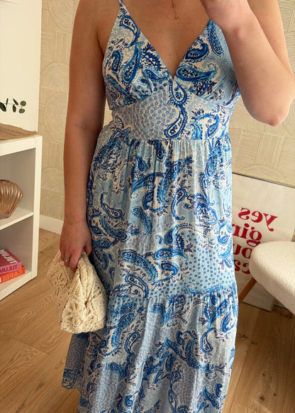 Robe longue bohème - AZURA