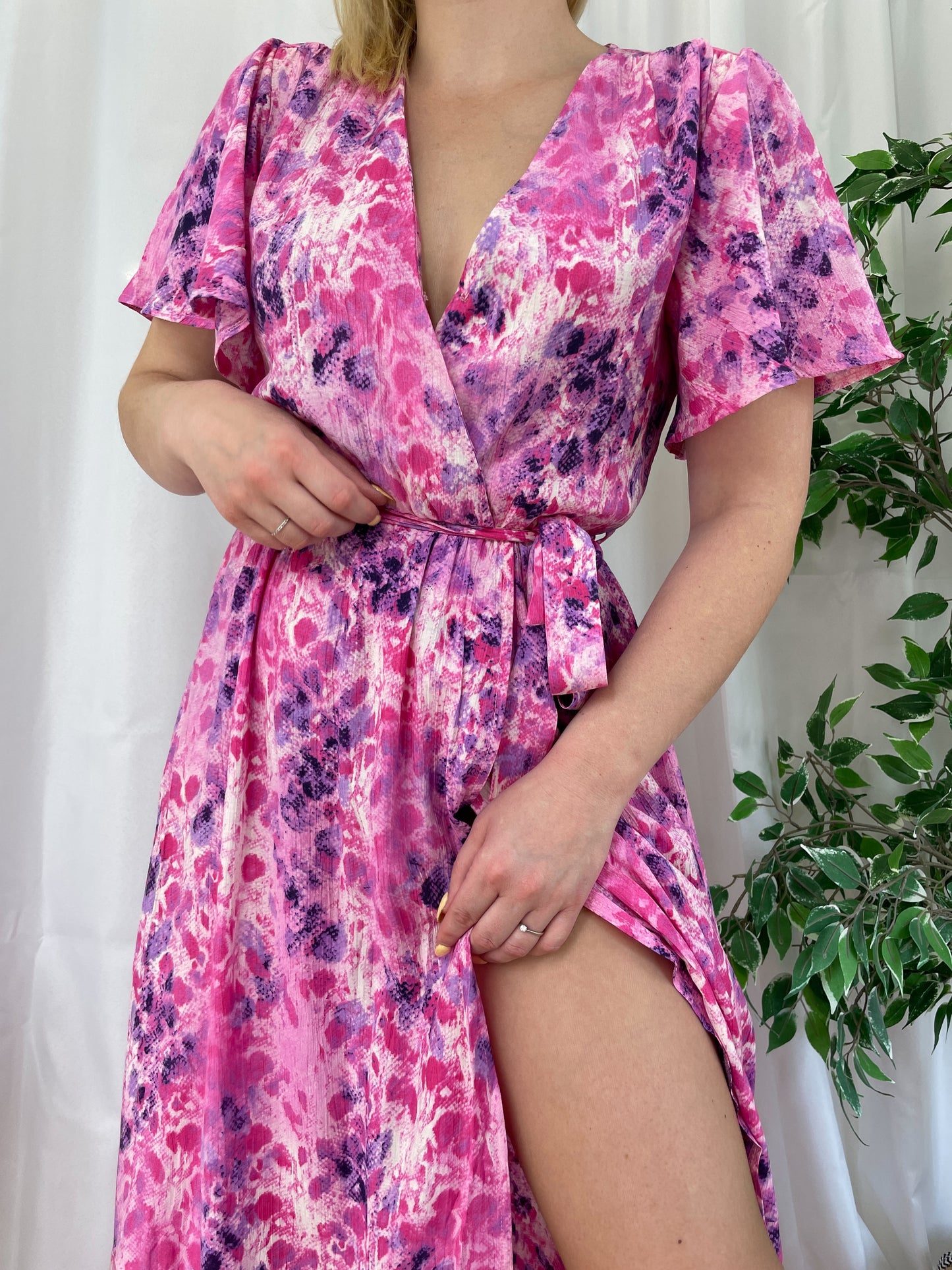 Robe longue rose - PAPYAE