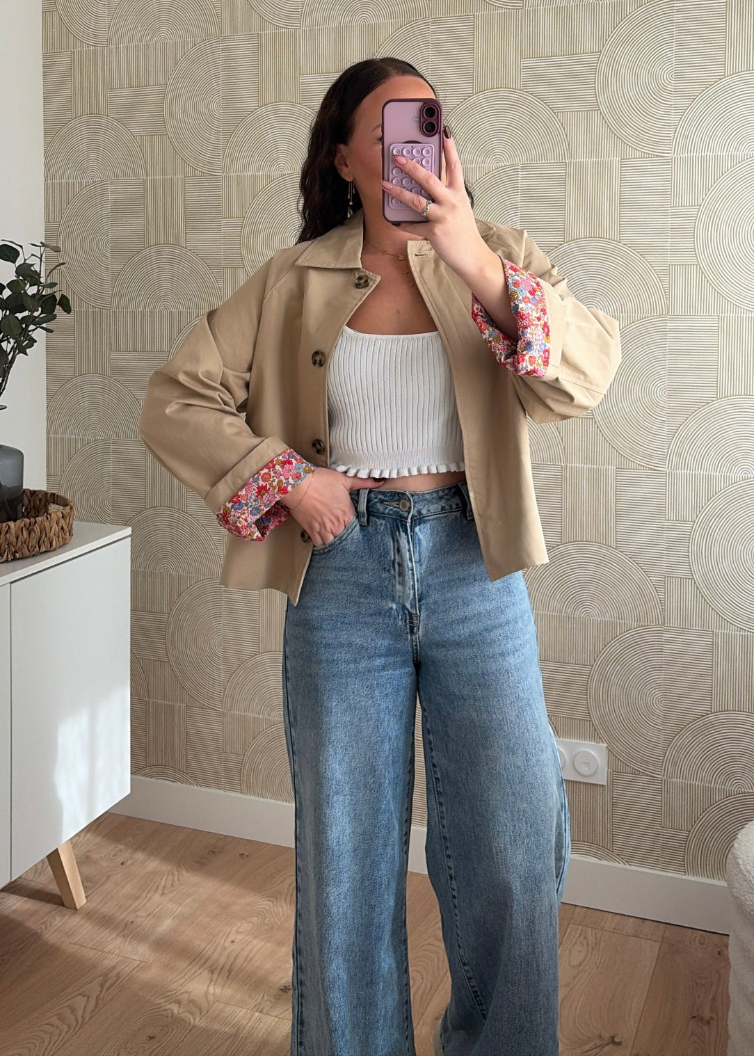 Trench beige à revers - LIBERTY