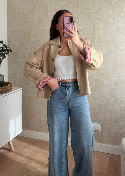 Trench beige à revers - LIBERTY