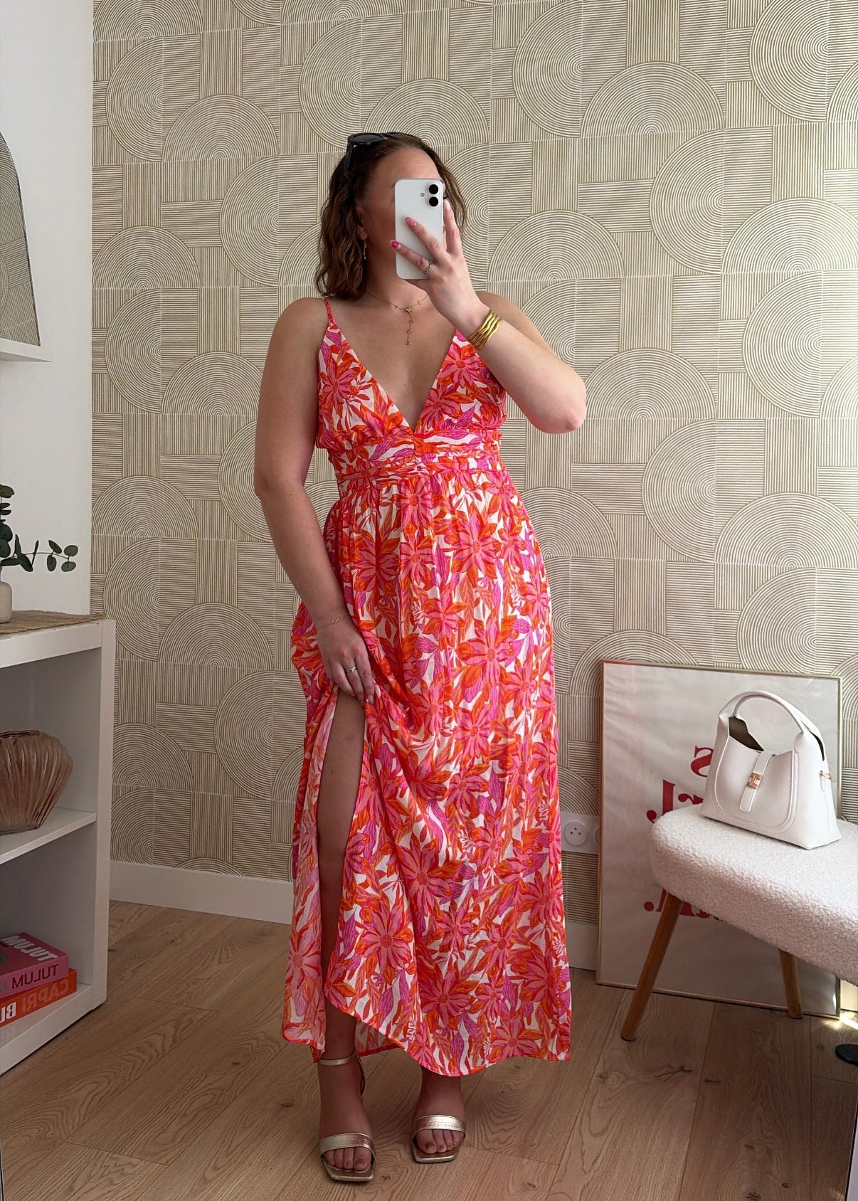 Robe longue sunset - CORAIL
