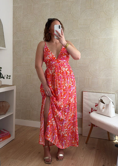 Robe longue sunset - CORAIL