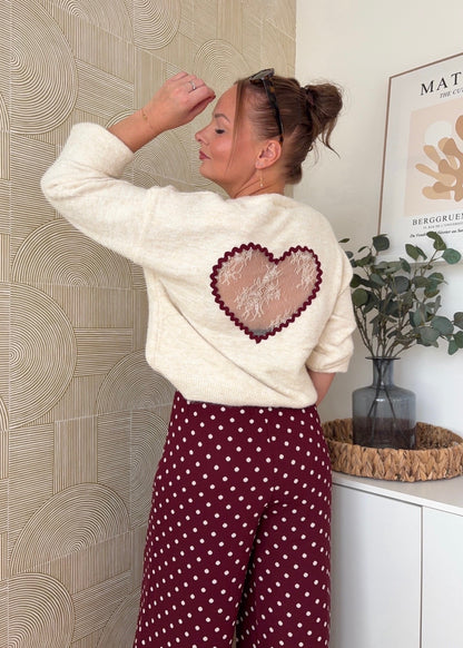 Pull beige - LOVE