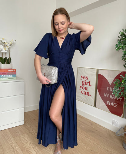 Robe bleu marine AIMÉE