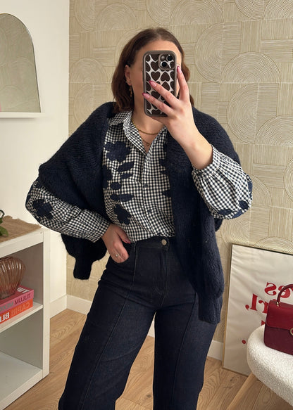 Chemisier navy - SWAN