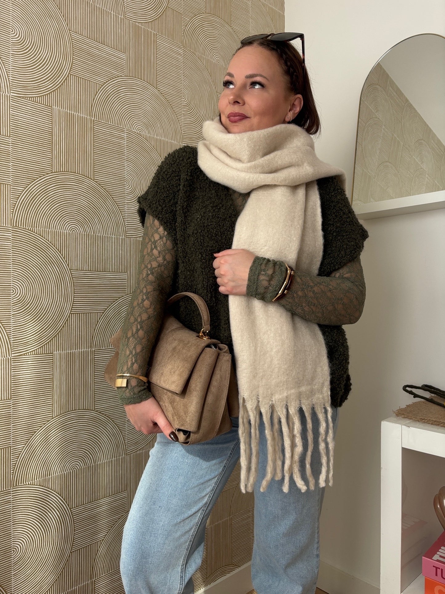 Echarpe beige - YVANA