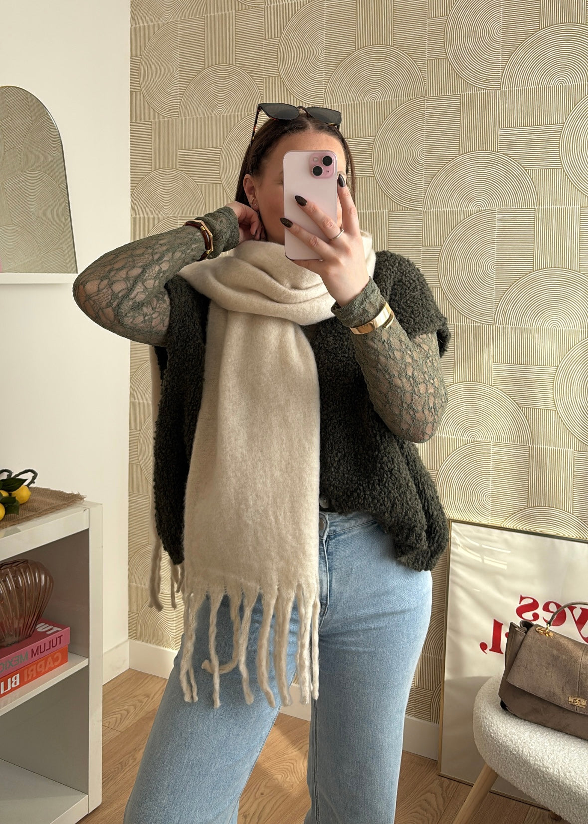 Echarpe beige - YVANA