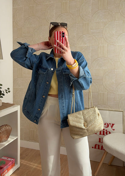 Veste denim - LOVE