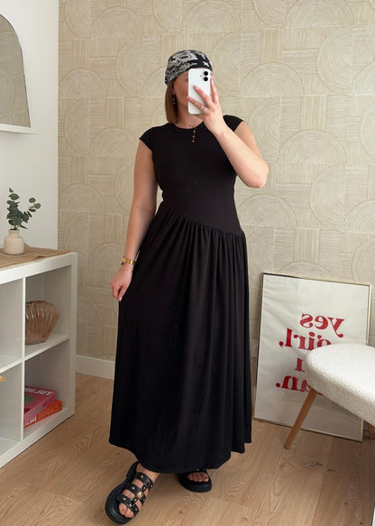Robe longue noire - HARMONY
