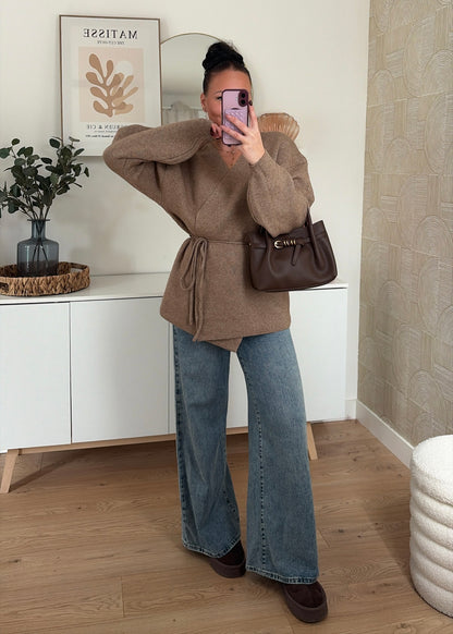 Kimono taupe - MAYA