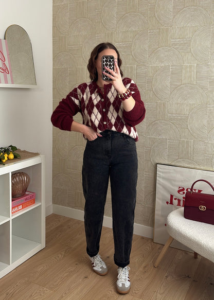 Jeans ballon gris - EMILIO