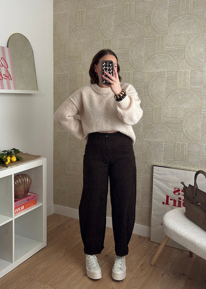 Jeans ballon léopard - DIM