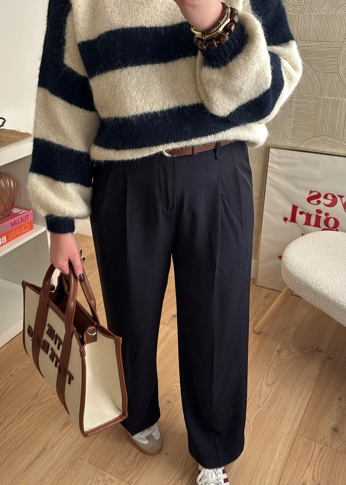 Pantalon navy - SANDRO