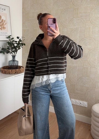 Gilet choco - CLARA