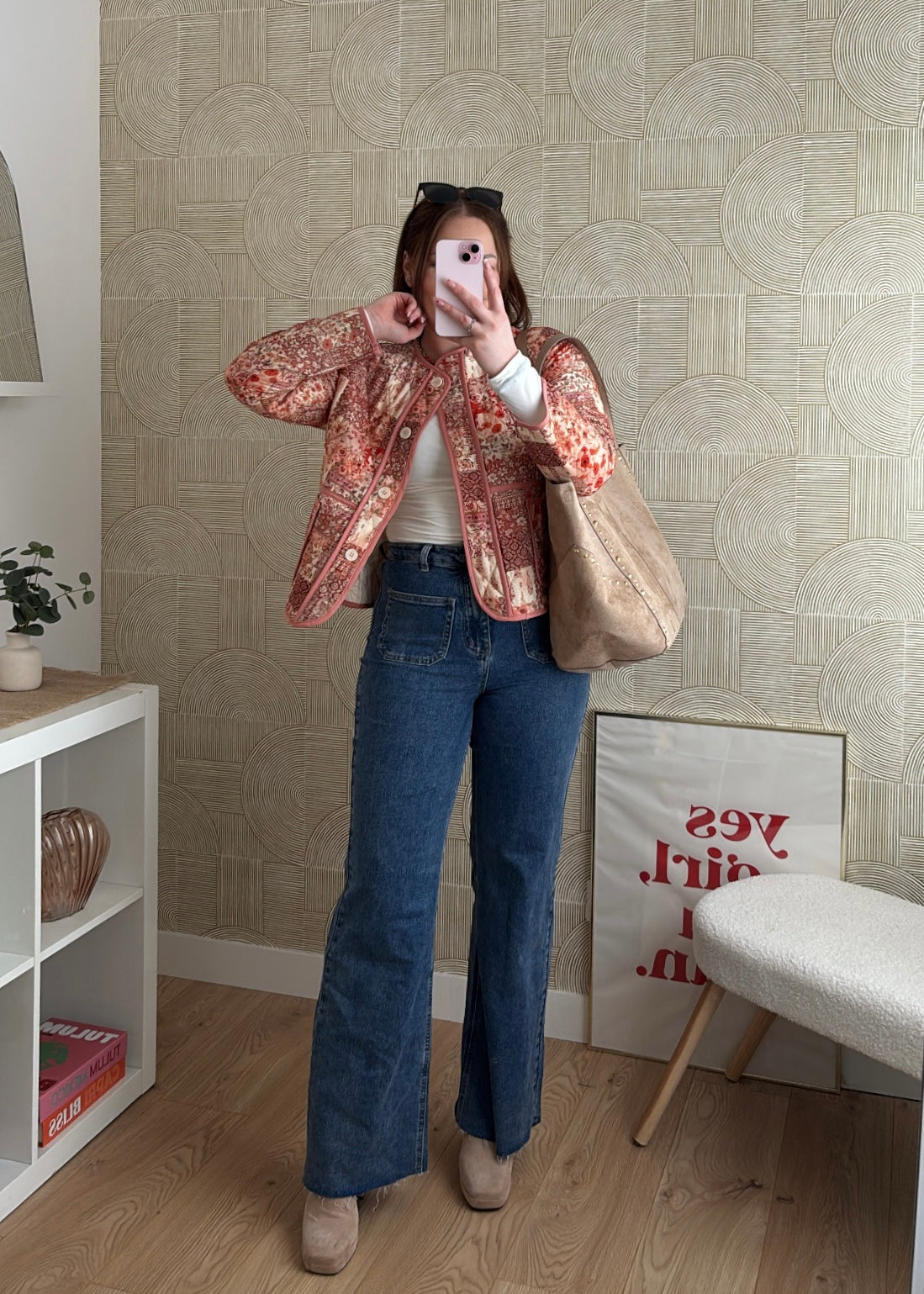 Veste fleurie - PATCHWORK