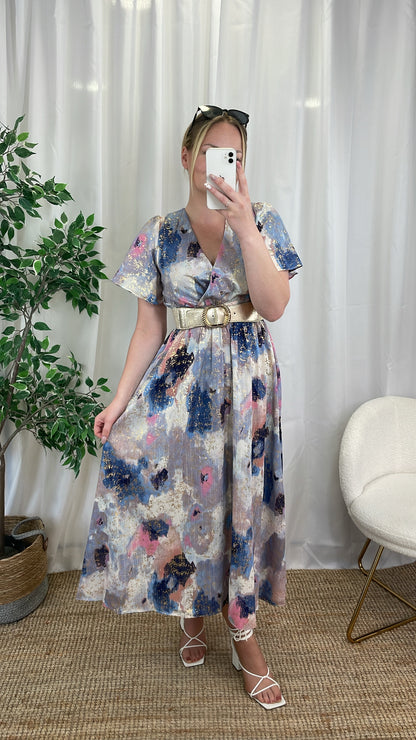 Robe longue bleue - GUAPA