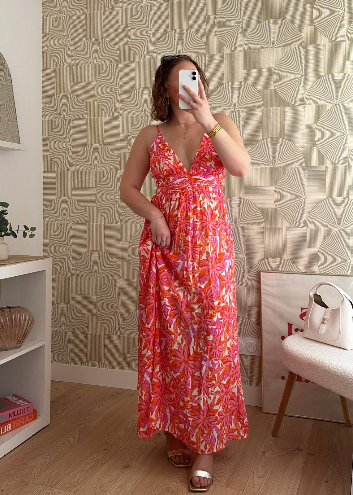 Robe longue sunset - CORAIL