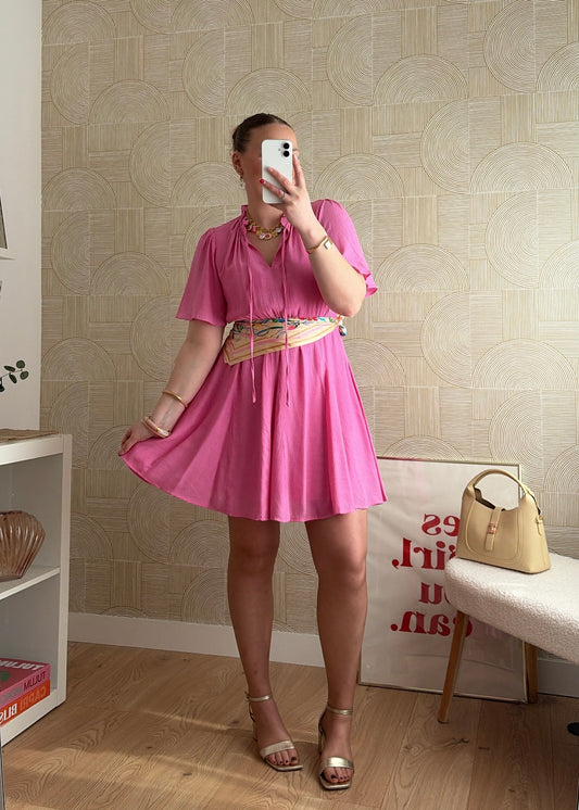 Robe courte rose - LADY