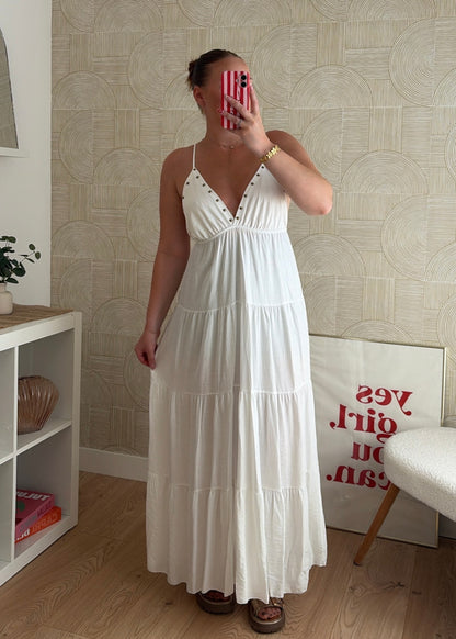 Robe longue blanche - ÉLISE