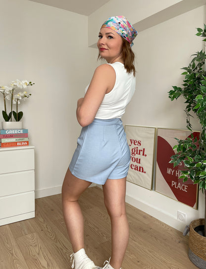 Combishort bleu CASSANDRA