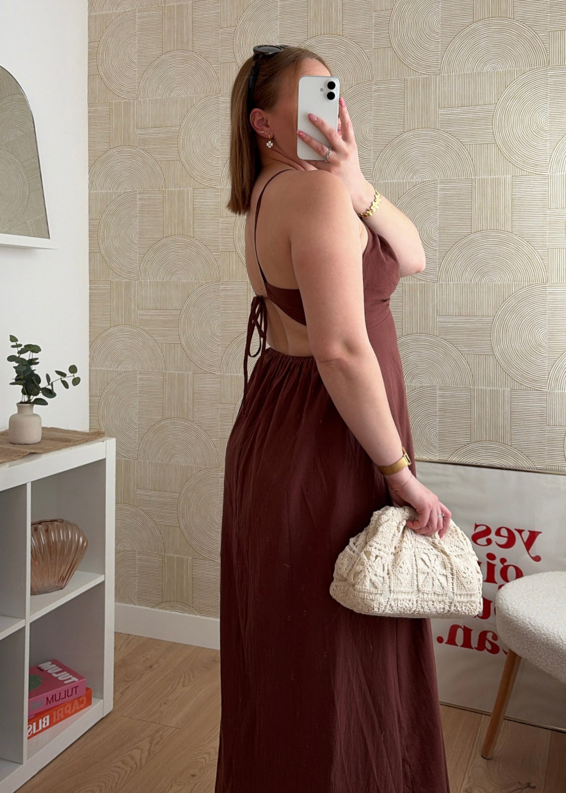 Robe longue choco - JEWELL