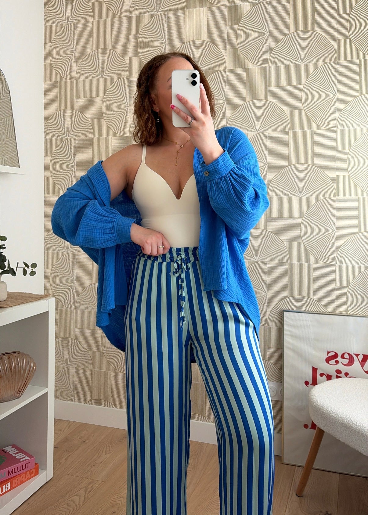 Pantalon à rayures royal - HOLLY