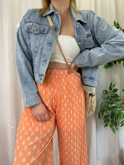 Pantalon plissé LOVELY - Orange