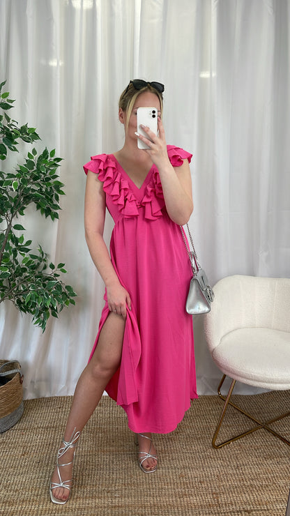 Robe longue rose - PITHA