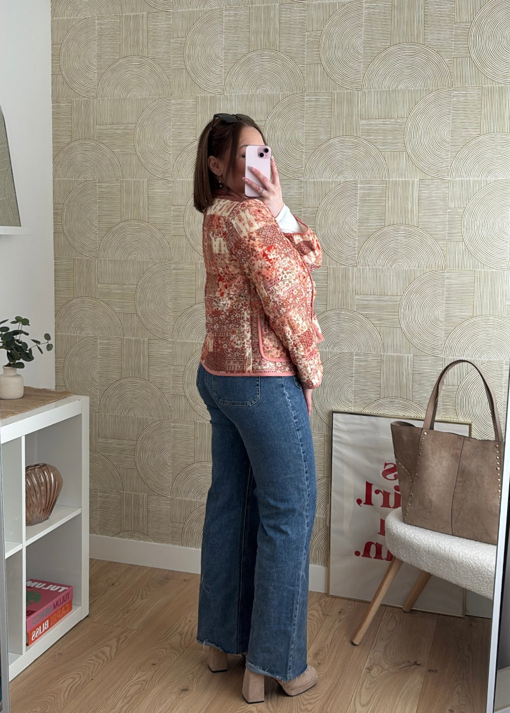 Veste fleurie - PATCHWORK