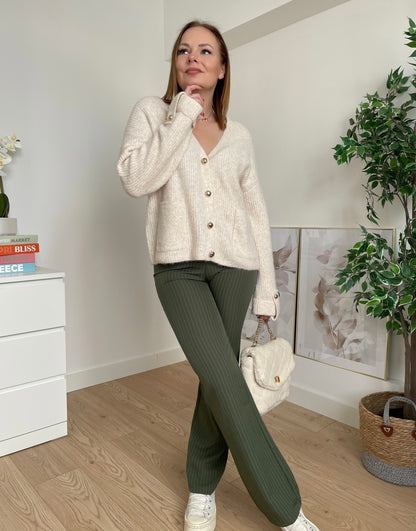 Cardigan beige MAEVA