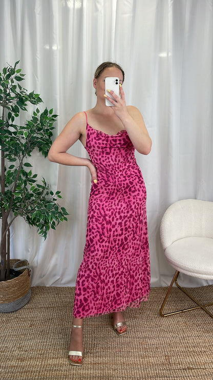 Robe en tulle léopard - PINKI