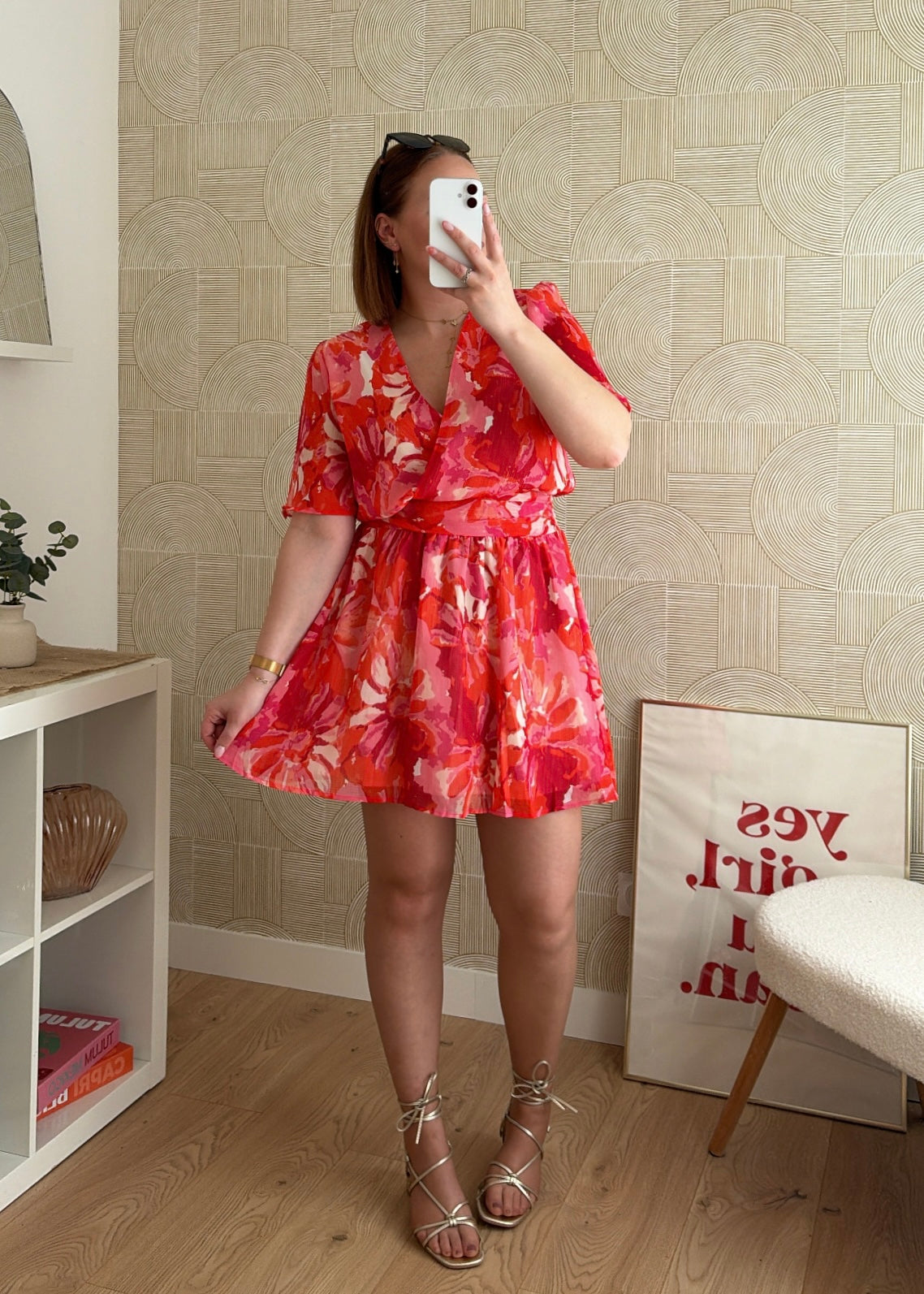 Robe courte rouge - NAOMY