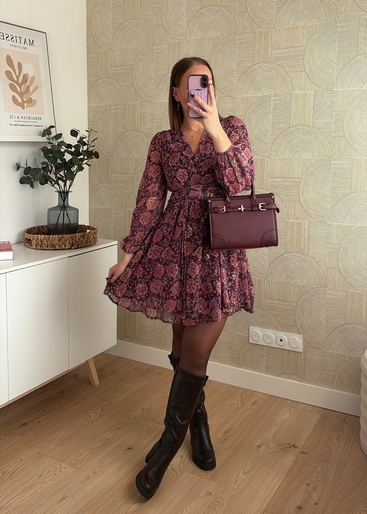 Robe courte à fleurs - HOLLYA