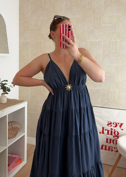 Robe longue navy - SUNNY