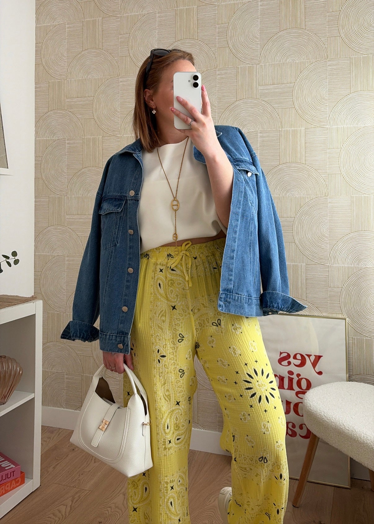 Pantalon jaune bohème - LORIE