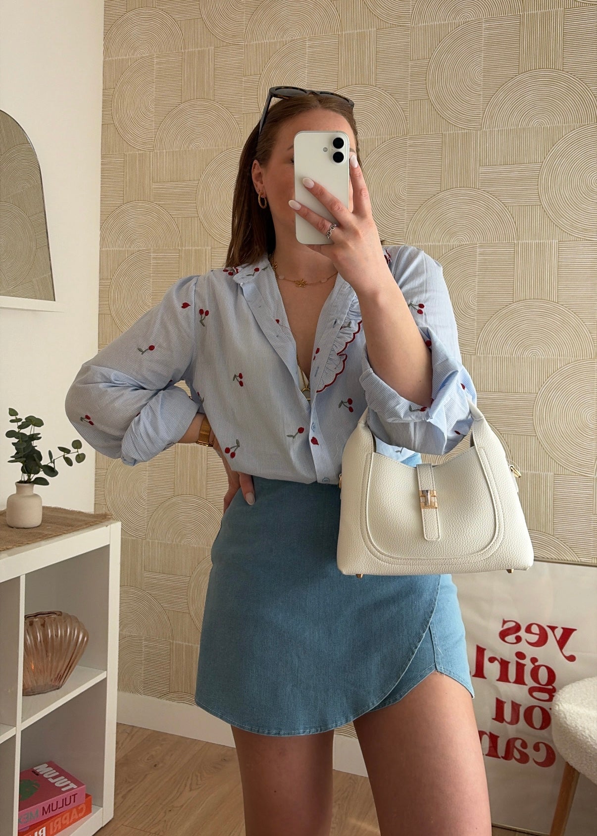 Chemise brodée - CHERRY