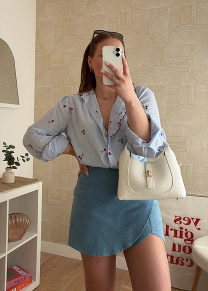 Chemise brodée - CHERRY