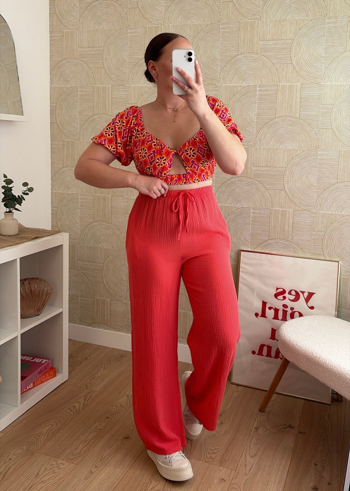 Pantalon corail - GAZE DE COTON